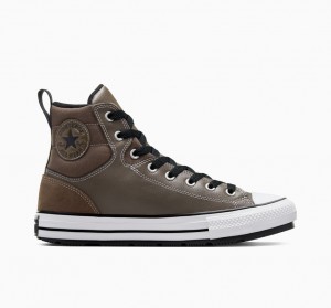 Converse Chuck Taylor All Star Berkshire Boot Czarne Białe | 354079-TPD