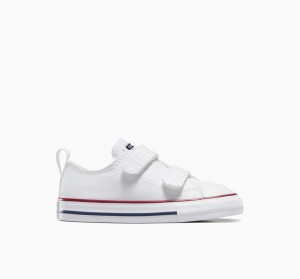 Converse Chuck Taylor All Star Easy-On Białe Granatowe | 681437-CZE