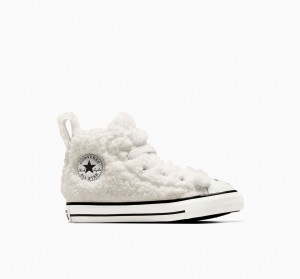 Converse Chuck Taylor All Star Easy On Faux Sherpa Białe | 732596-OPF