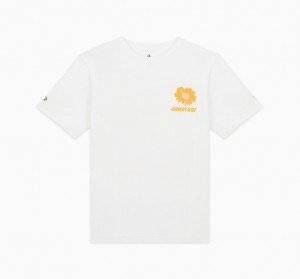 Converse ¡Mi Gente! Krótkie Sleeve T-Shirt Białe | 869024-EQS
