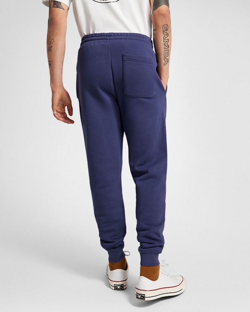 Converse All Star Zimowe Grafiką Sweatpant Niebieskie | 964507-DXB