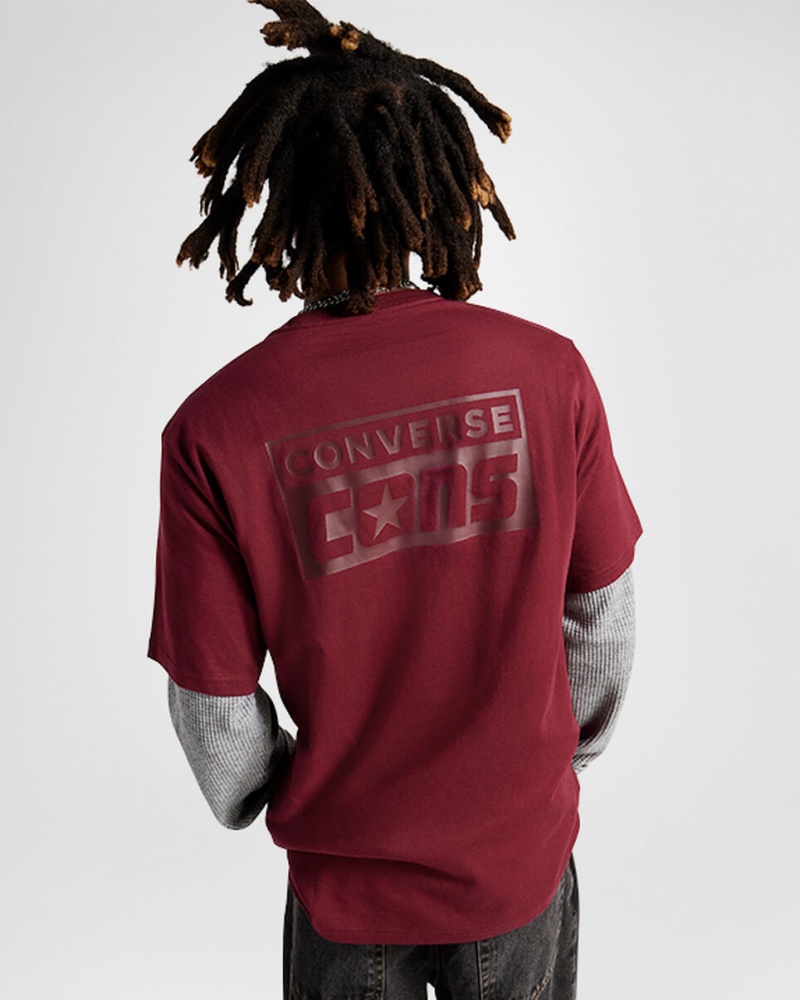 Converse CONS Grafiką T-Shirt Jasny | 137296-VGR