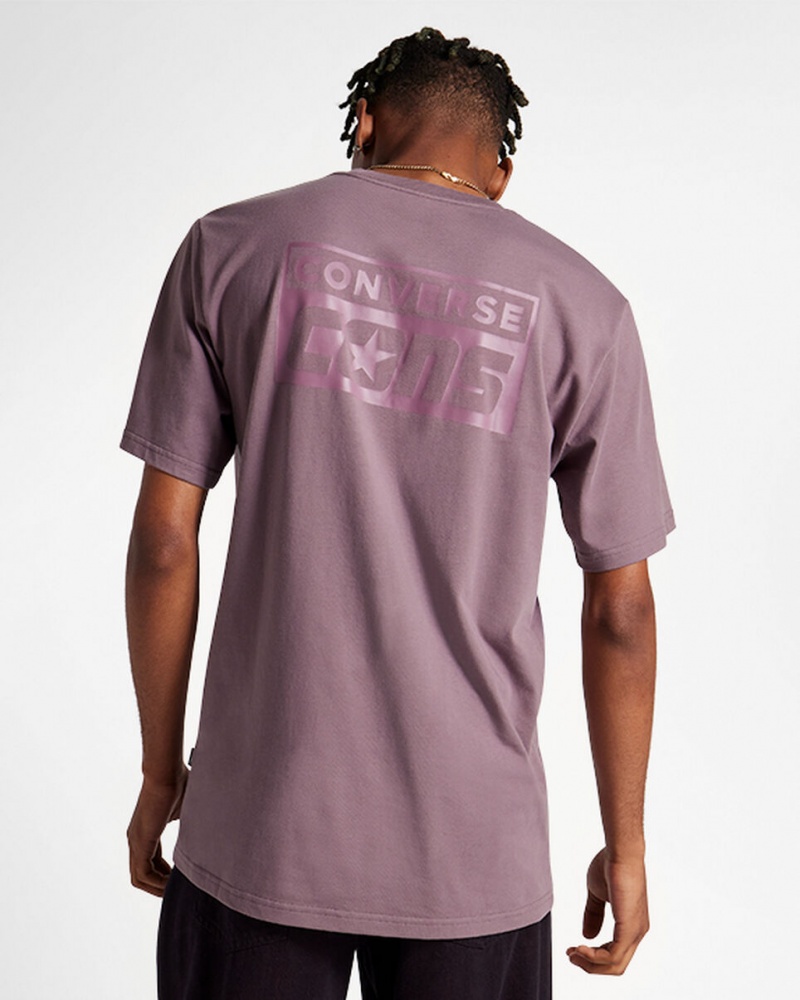 Converse CONS Grafiką T-Shirt Szare | 701894-HDB