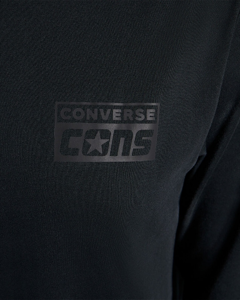 Converse CONS Long Sleeve T-Shirt Czarne | 290768-XZE
