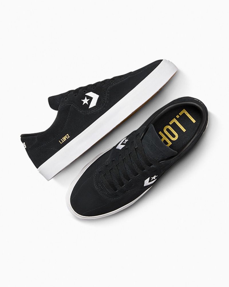 Converse CONS Louie Lopez Pro Czarne Czarne Białe | 139425-UZY