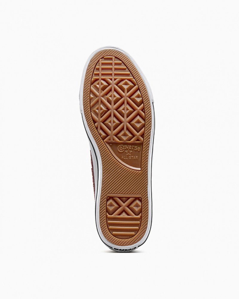 Converse CONS One Star Pro Brązowe Białe Czerwone | 915206-CAQ