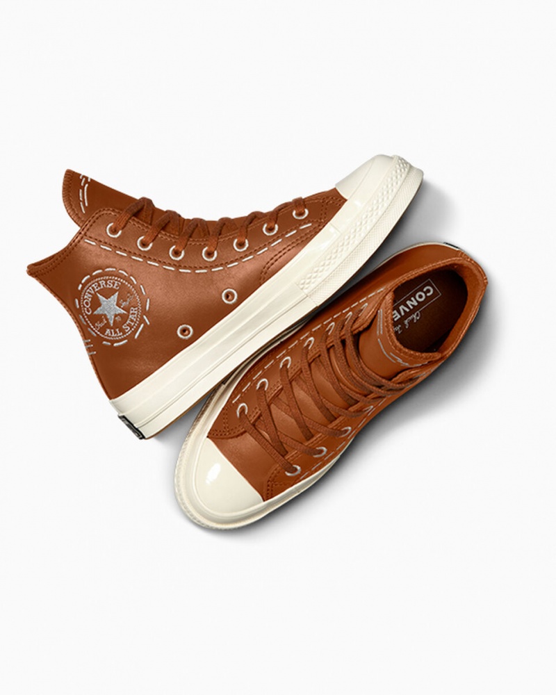 Converse Chuck 70 Bold Stitch Tawny Owl / Tawny Owl / Egret | 584971-GUM