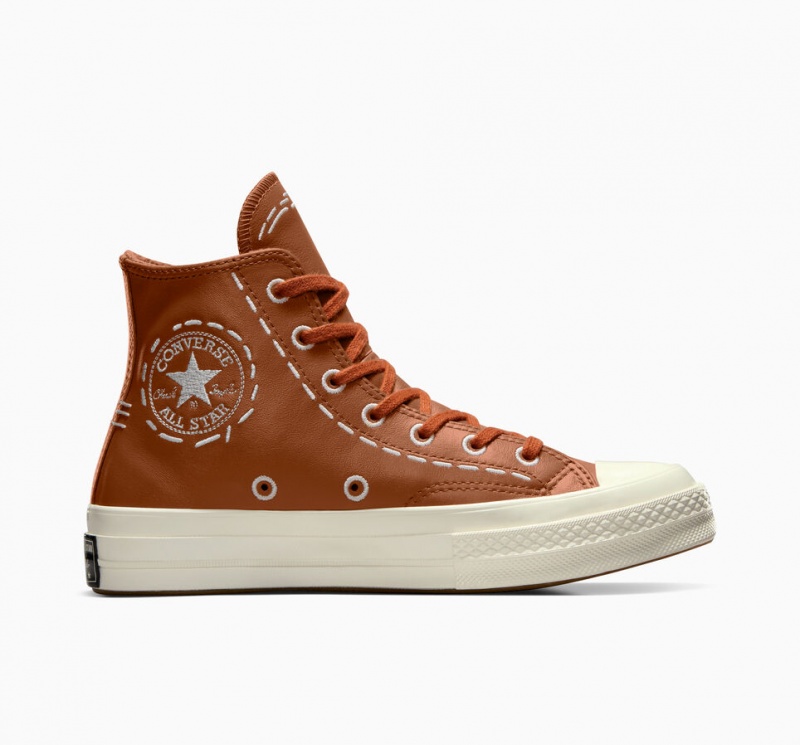 Converse Chuck 70 Bold Stitch Tawny Owl / Tawny Owl / Egret | 584971-GUM