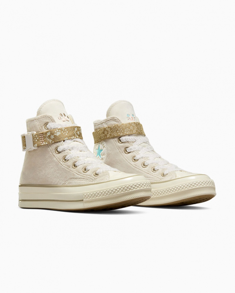 Converse Chuck 70 Cat Inspired Białe | 395012-LUM
