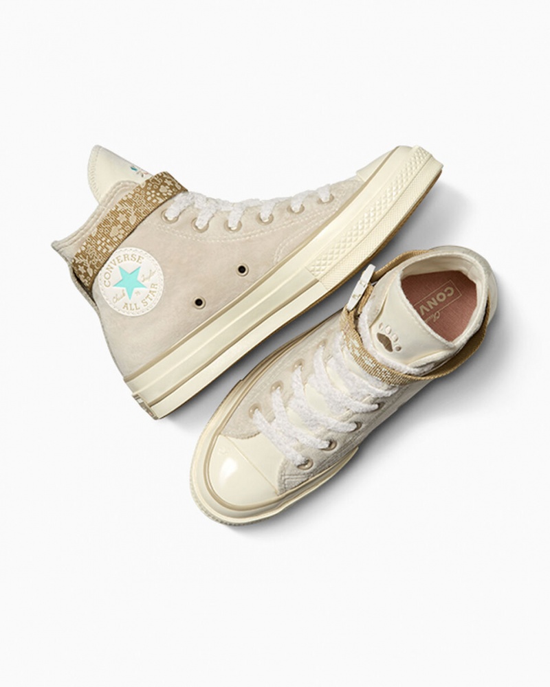 Converse Chuck 70 Cat Inspired Białe | 395012-LUM