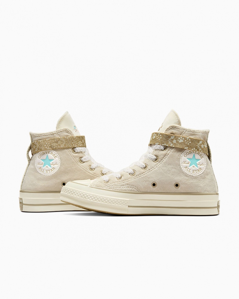 Converse Chuck 70 Cat Inspired Białe | 395012-LUM