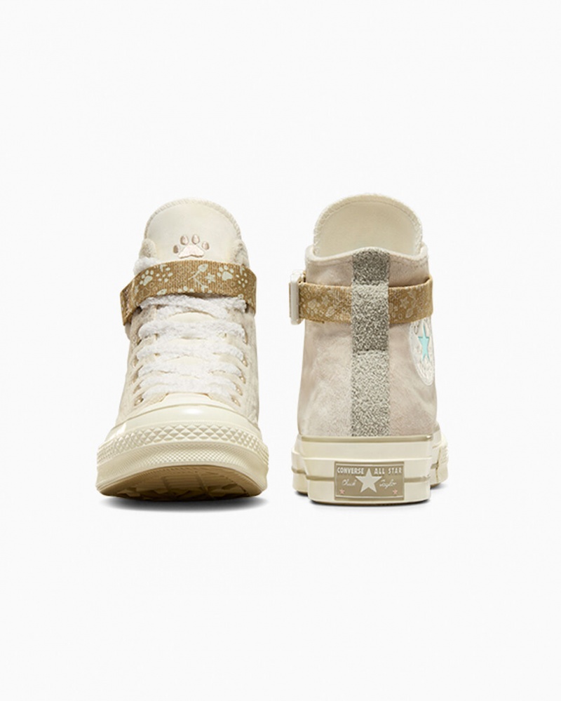 Converse Chuck 70 Cat Inspired Białe | 395012-LUM