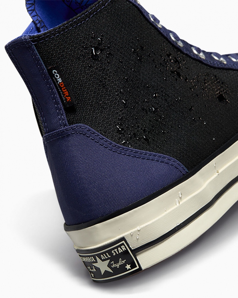 Converse Chuck 70 Czarne Niebieskie | 642039-SCQ