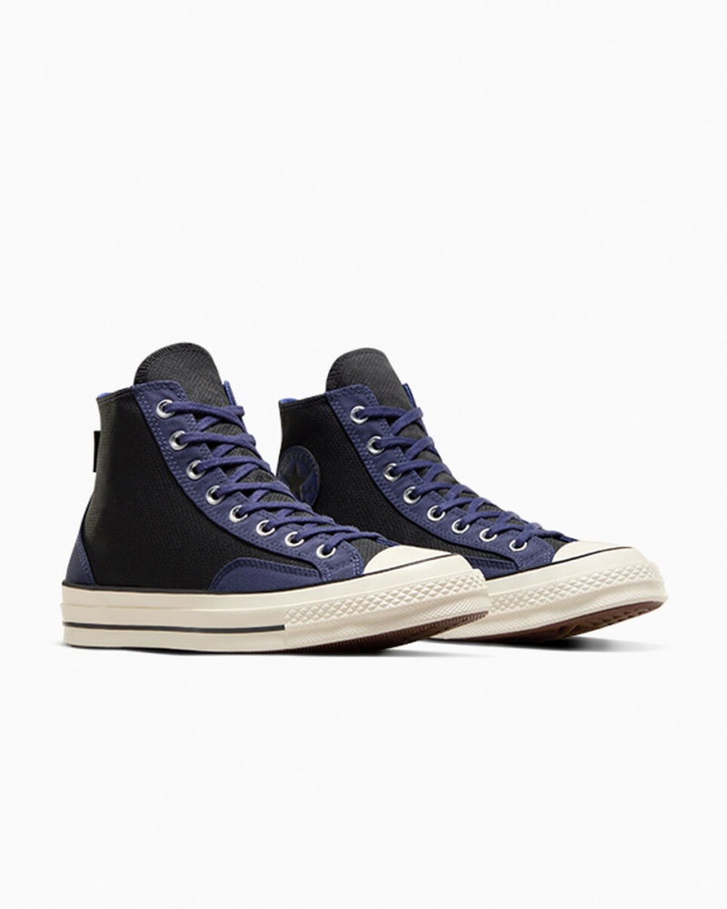 Converse Chuck 70 Czarne Niebieskie | 642039-SCQ