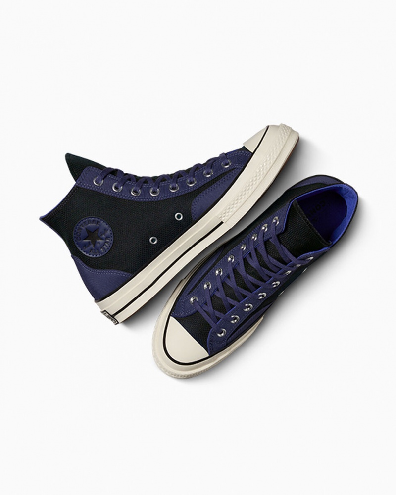 Converse Chuck 70 Czarne Niebieskie | 642039-SCQ