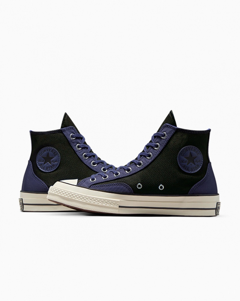 Converse Chuck 70 Czarne Niebieskie | 642039-SCQ
