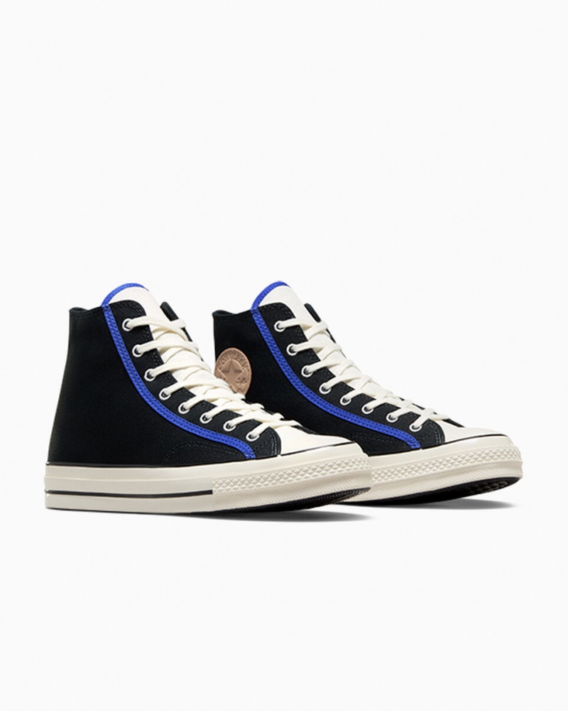 Converse Chuck 70 Czarne Niebieskie | 695148-EFI
