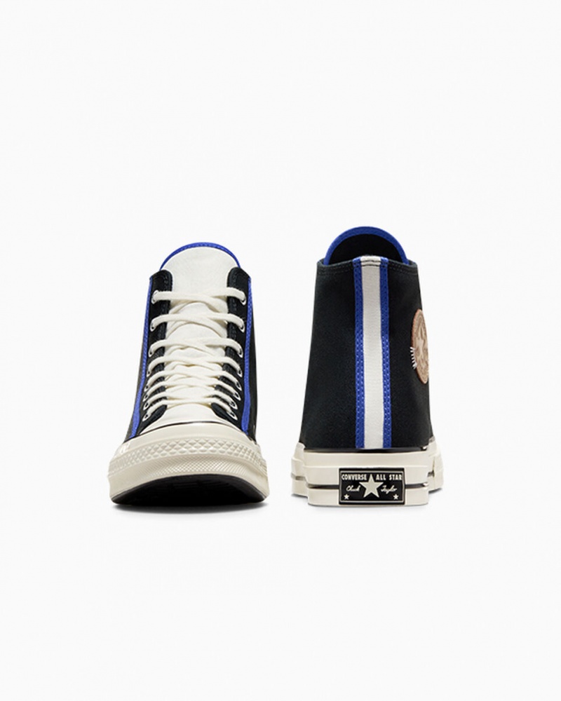 Converse Chuck 70 Czarne Niebieskie | 695148-EFI