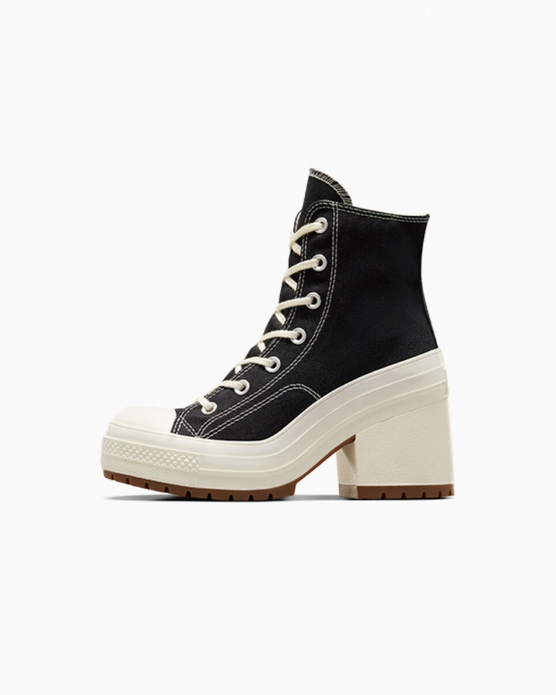 Converse Chuck 70 De Luxe Heel Czarne | 270153-SYH