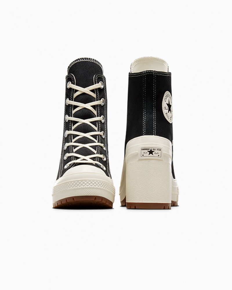 Converse Chuck 70 De Luxe Heel Czarne | 270153-SYH