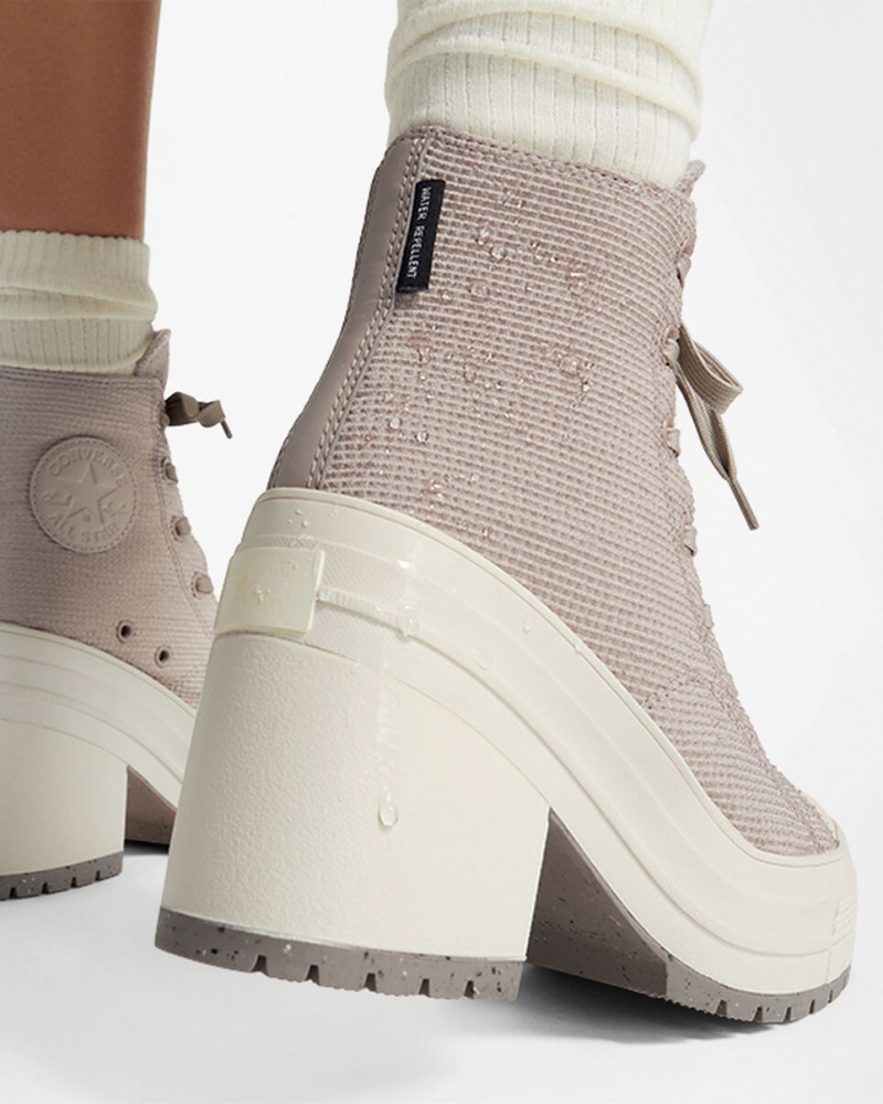 Converse Chuck 70 De Luxe Heel Platformie Counter Climate Wonder Stone / Egret | 453021-CND