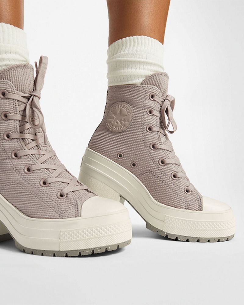 Converse Chuck 70 De Luxe Heel Platformie Counter Climate Wonder Stone / Egret | 453021-CND
