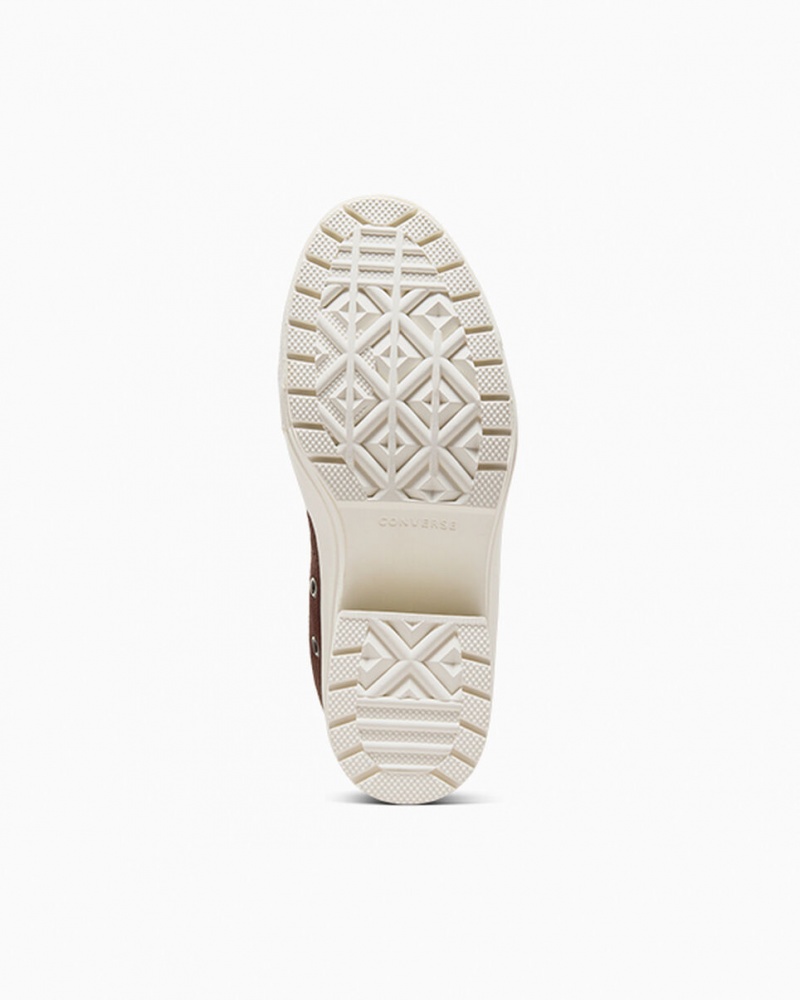 Converse Chuck 70 De Luxe Heel Zamszowe Brązowe | 395847-HPJ