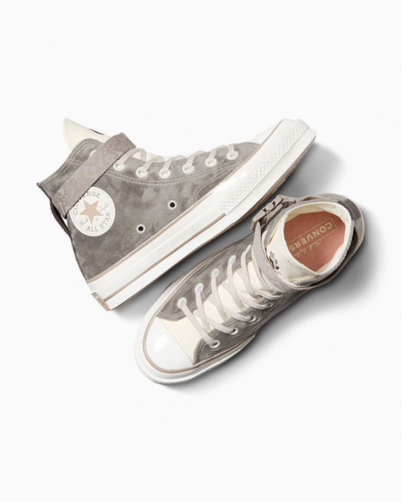 Converse Chuck 70 Dog Inspired Szare Białe | 789235-SHC