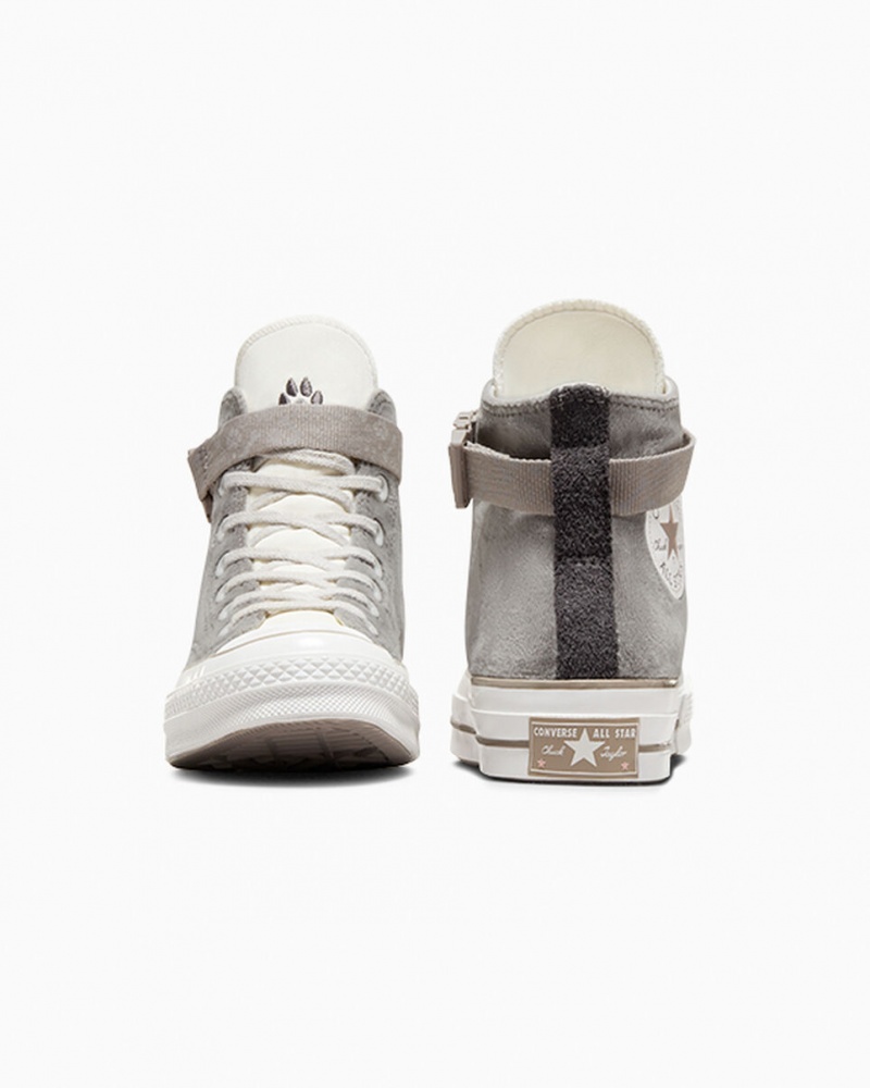 Converse Chuck 70 Dog Inspired Szare Białe | 789235-SHC