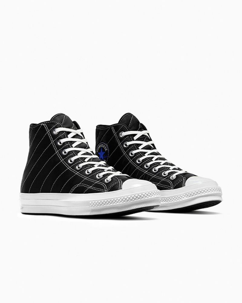 Converse Chuck 70 Faux Fur Czarne Niebieskie Szare | 219076-BLH