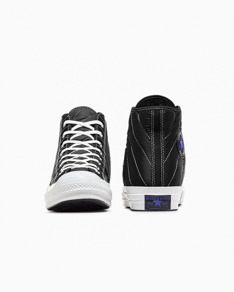 Converse Chuck 70 Faux Fur Czarne Niebieskie Szare | 219076-BLH