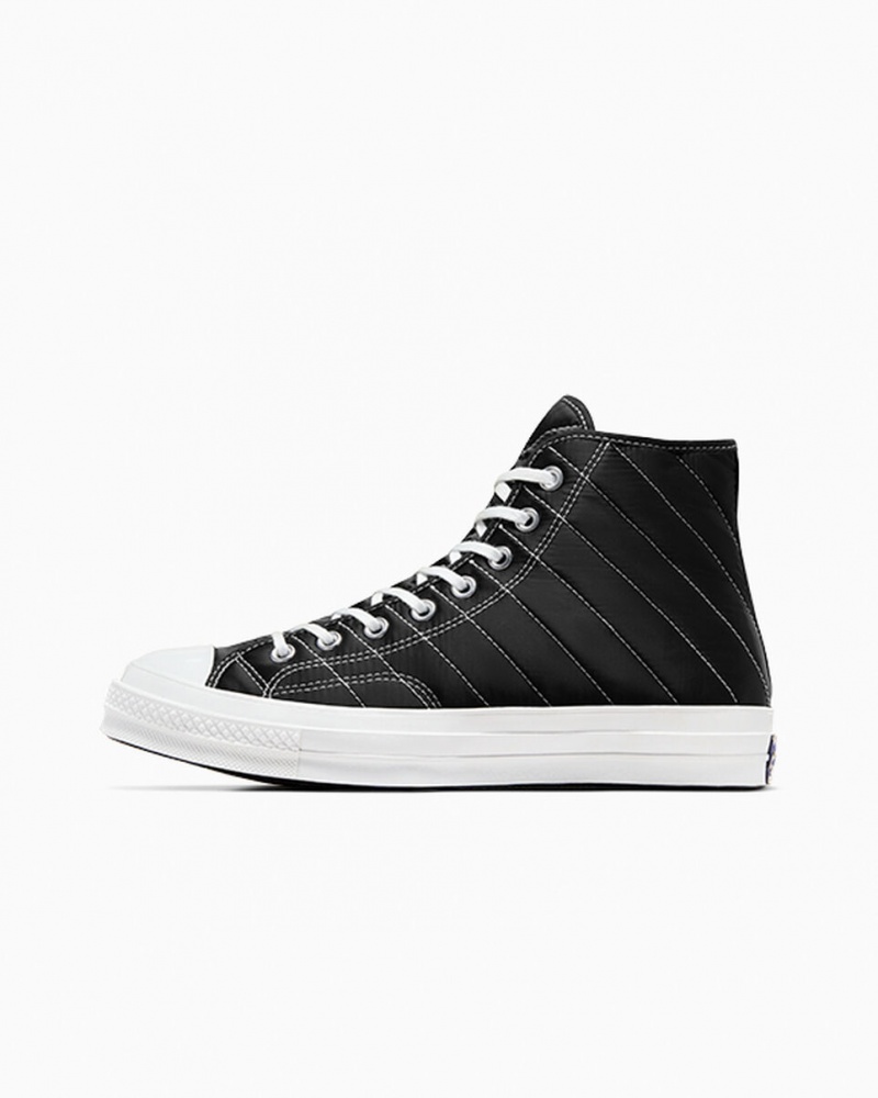 Converse Chuck 70 Faux Fur Czarne Niebieskie Szare | 591786-LOM