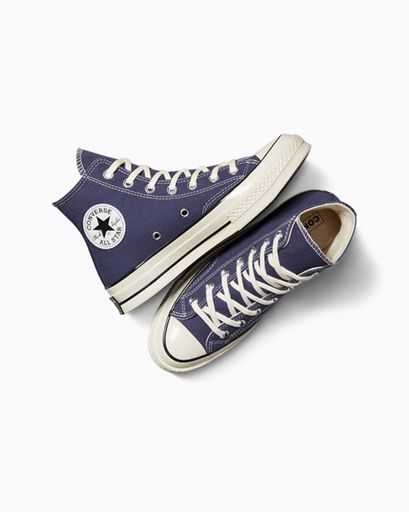 Converse Chuck 70 Płócienne Niebieskie Czarne | 683724-BSP
