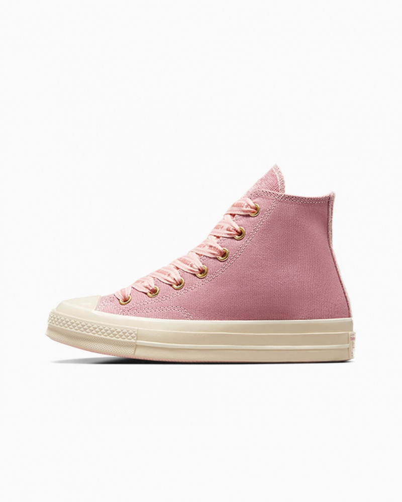 Converse Chuck 70 Ribbon Laces Różowe | 328679-GTD