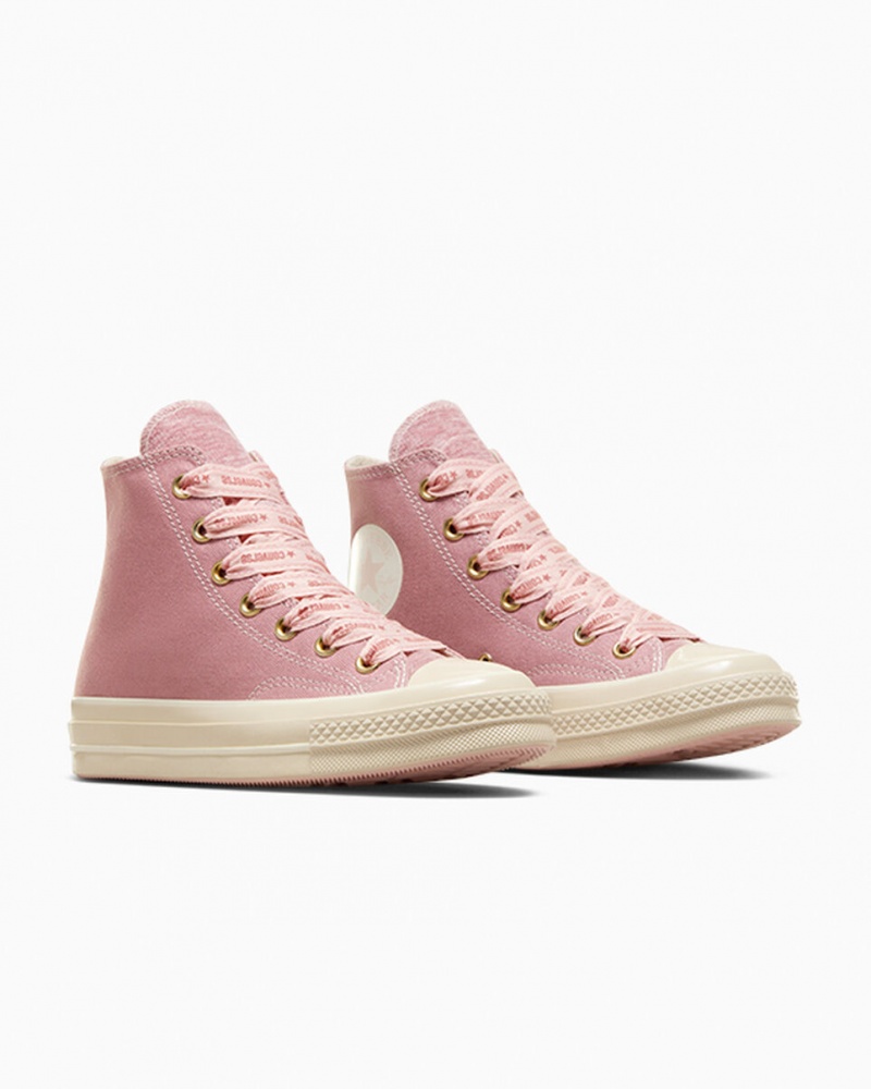 Converse Chuck 70 Ribbon Laces Różowe | 328679-GTD