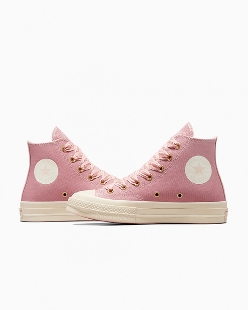 Converse Chuck 70 Ribbon Laces Różowe | 328679-GTD