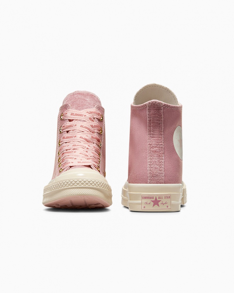 Converse Chuck 70 Ribbon Laces Różowe | 328679-GTD