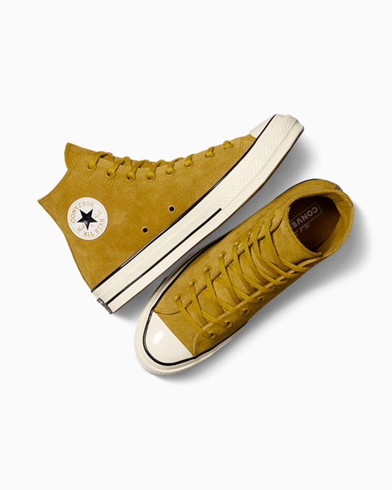 Converse Chuck 70 Zamszowe Brązowe Czarne | 742189-MWB