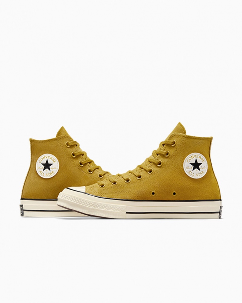 Converse Chuck 70 Zamszowe Brązowe Czarne | 742189-MWB