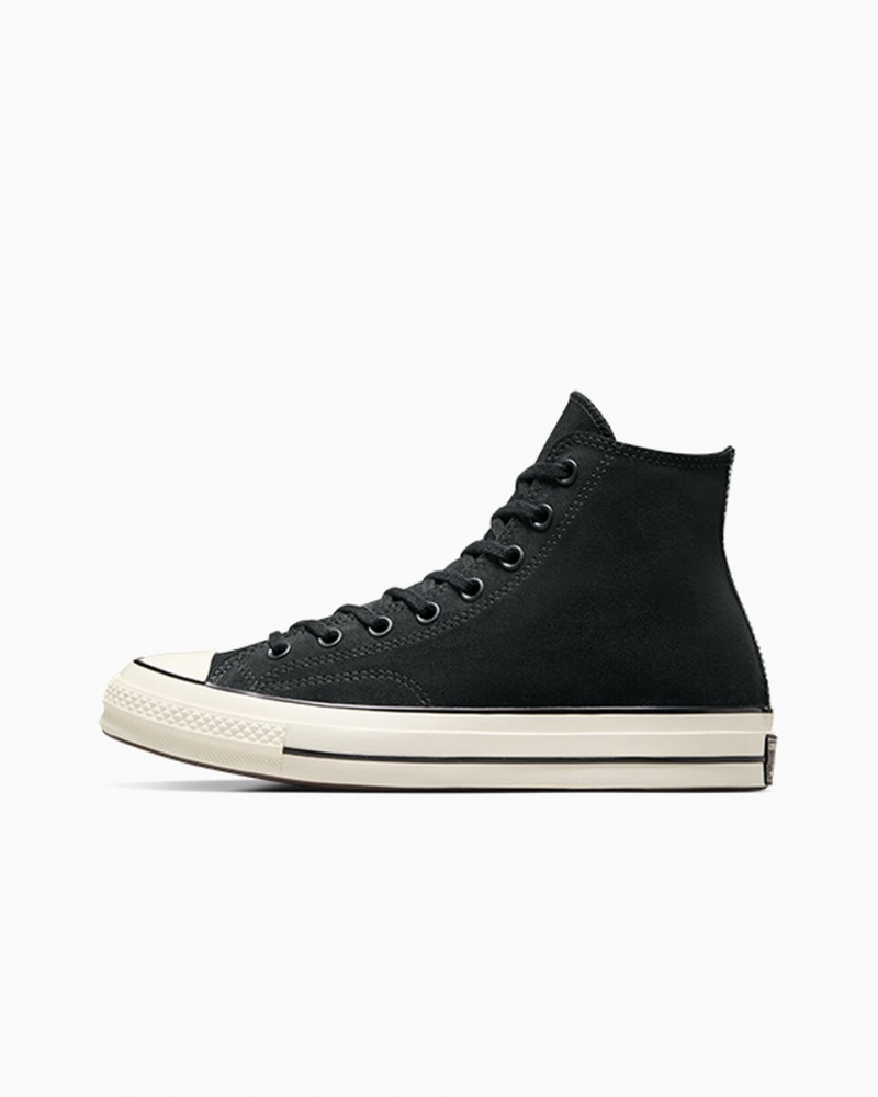 Converse Chuck 70 Zamszowe Czarne Niebieskie | 470312-DAN