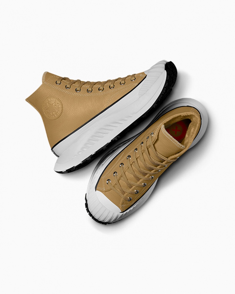 Converse Chuck Taylor 70 AT-CX Skórzane Szare Czarne | 452169-HKO