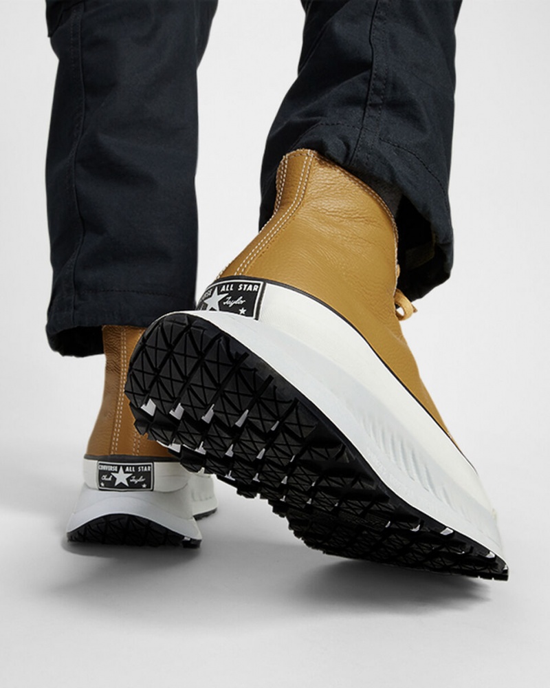 Converse Chuck Taylor 70 AT-CX Skórzane Szare Czarne | 957062-XLJ