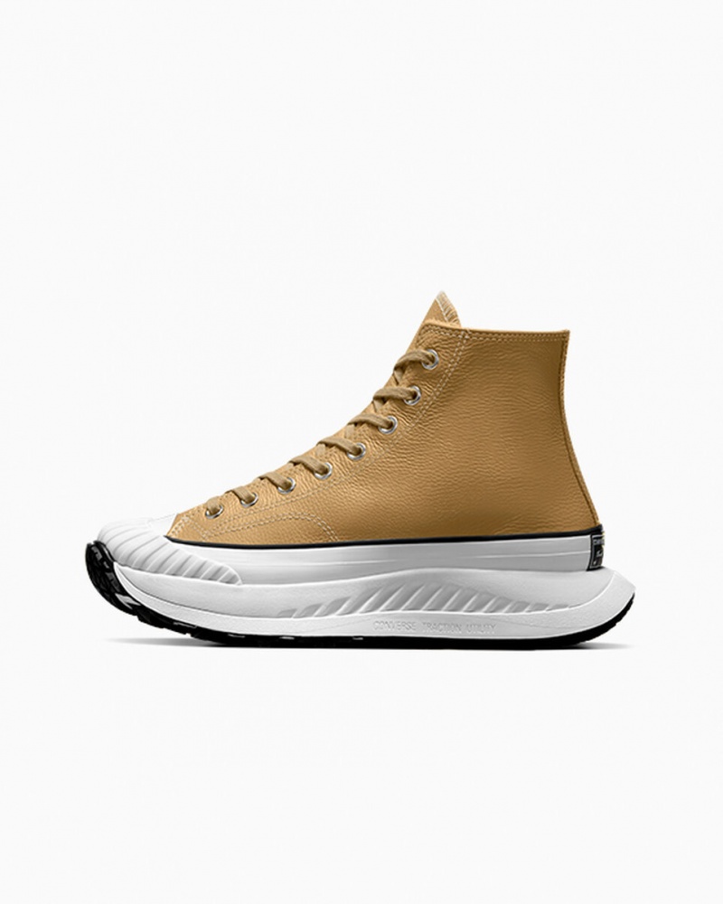 Converse Chuck Taylor 70 AT-CX Skórzane Szare Czarne | 957062-XLJ