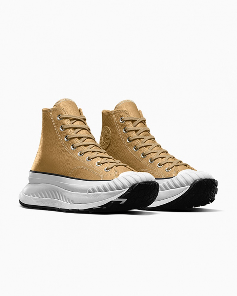 Converse Chuck Taylor 70 AT-CX Skórzane Szare Czarne | 957062-XLJ