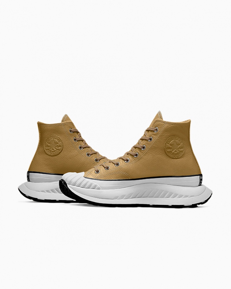 Converse Chuck Taylor 70 AT-CX Skórzane Szare Czarne | 957062-XLJ