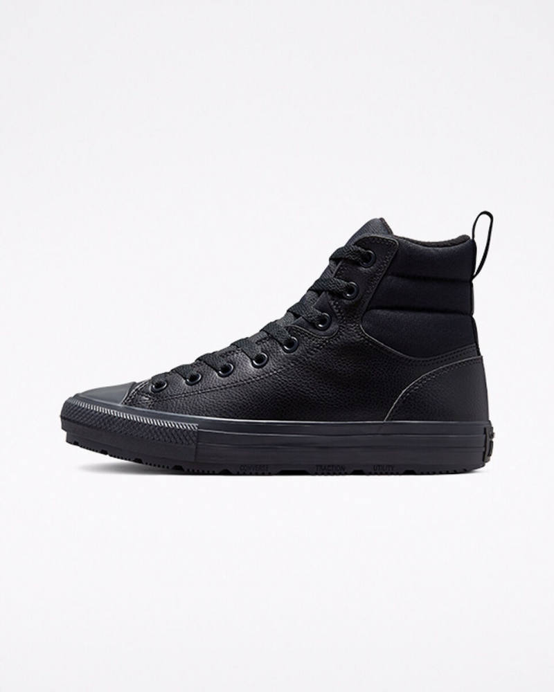 Converse Chuck Taylor All Star Berkshire Boot Czarne Czarne | 961403-RUF