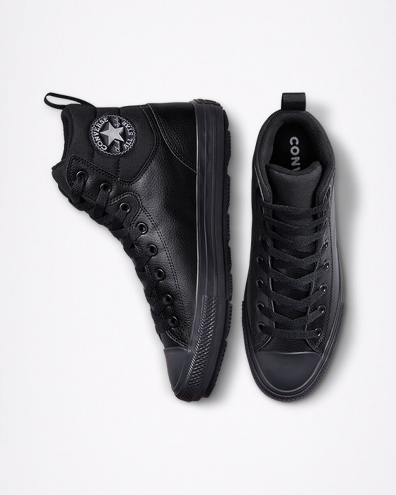 Converse Chuck Taylor All Star Berkshire Boot Czarne Czarne | 961403-RUF