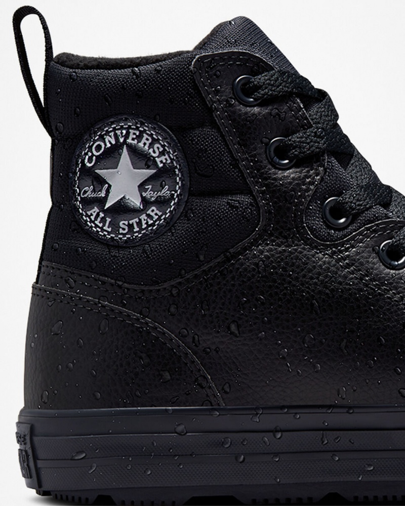 Converse Chuck Taylor All Star Berkshire Boot Czarne Czarne | 961403-RUF