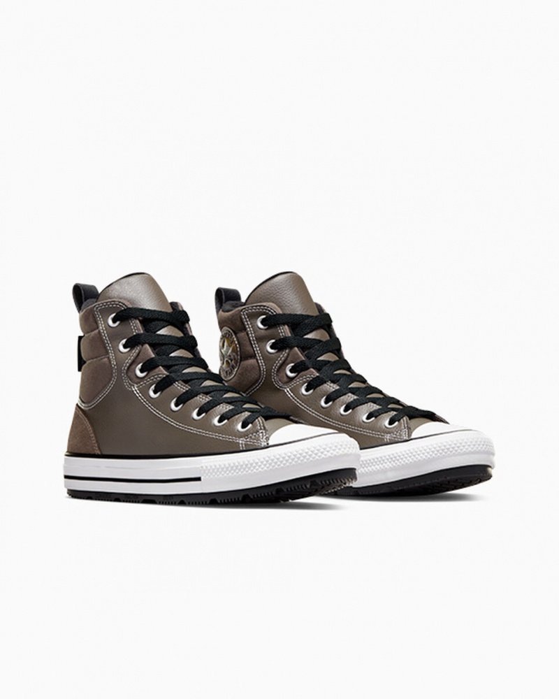 Converse Chuck Taylor All Star Berkshire Boot Czarne Białe | 354079-TPD