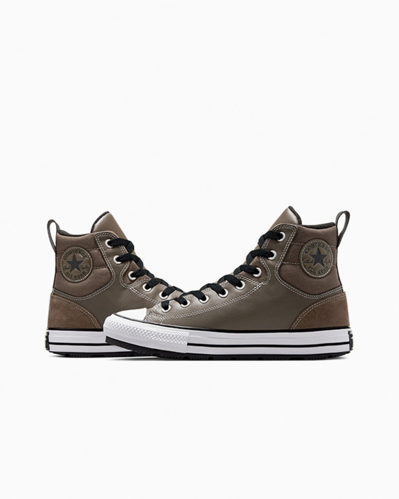Converse Chuck Taylor All Star Berkshire Boot Czarne Białe | 354079-TPD